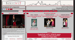 Desktop Screenshot of kabarett-theater-sanftwut.de