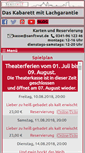 Mobile Screenshot of kabarett-theater-sanftwut.de